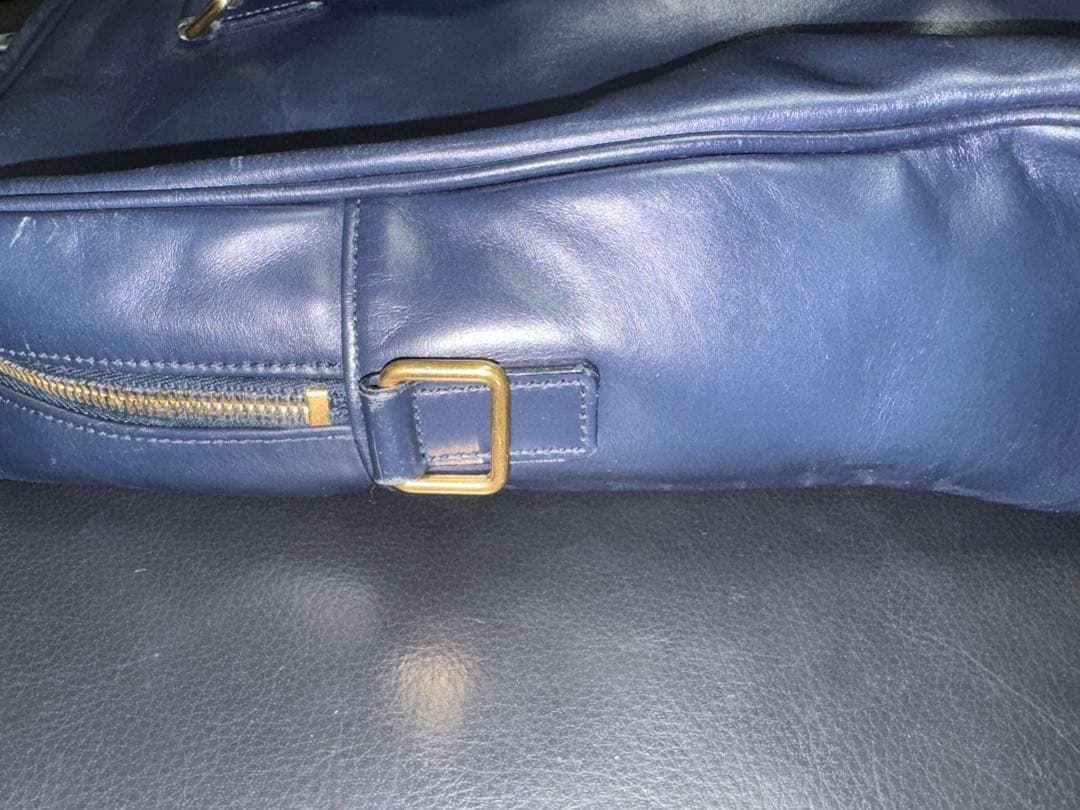 SAINT LAURENT ネイビー ビジネスバッグ