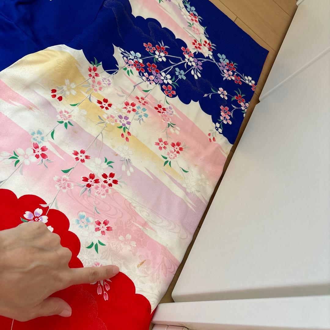 七五三　七歳　女の子　着物　七五三