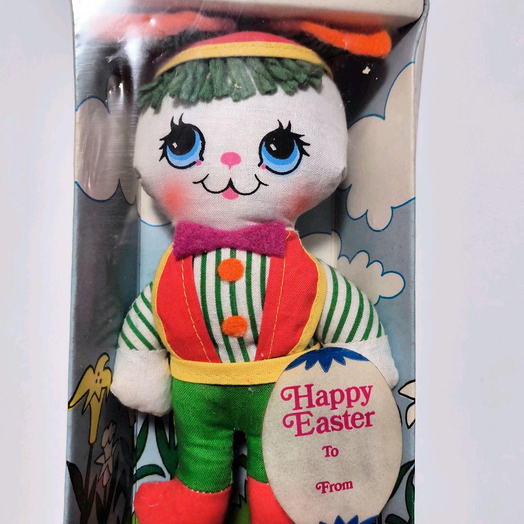 美品✨ ビンテージ ラグドール 箱入り　ペア イースターバニー ニッカーボッカー