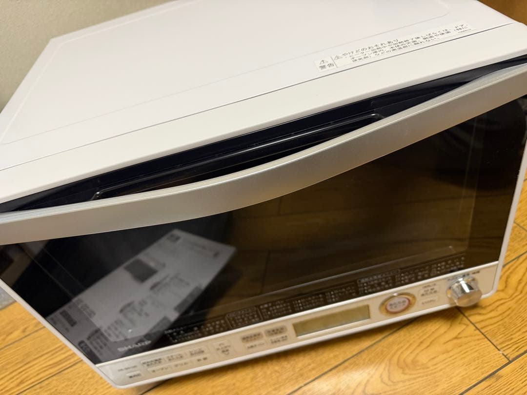 美品 シャープ 1000w 過熱水蒸気 スチーム オーブンレンジ 31L 2段