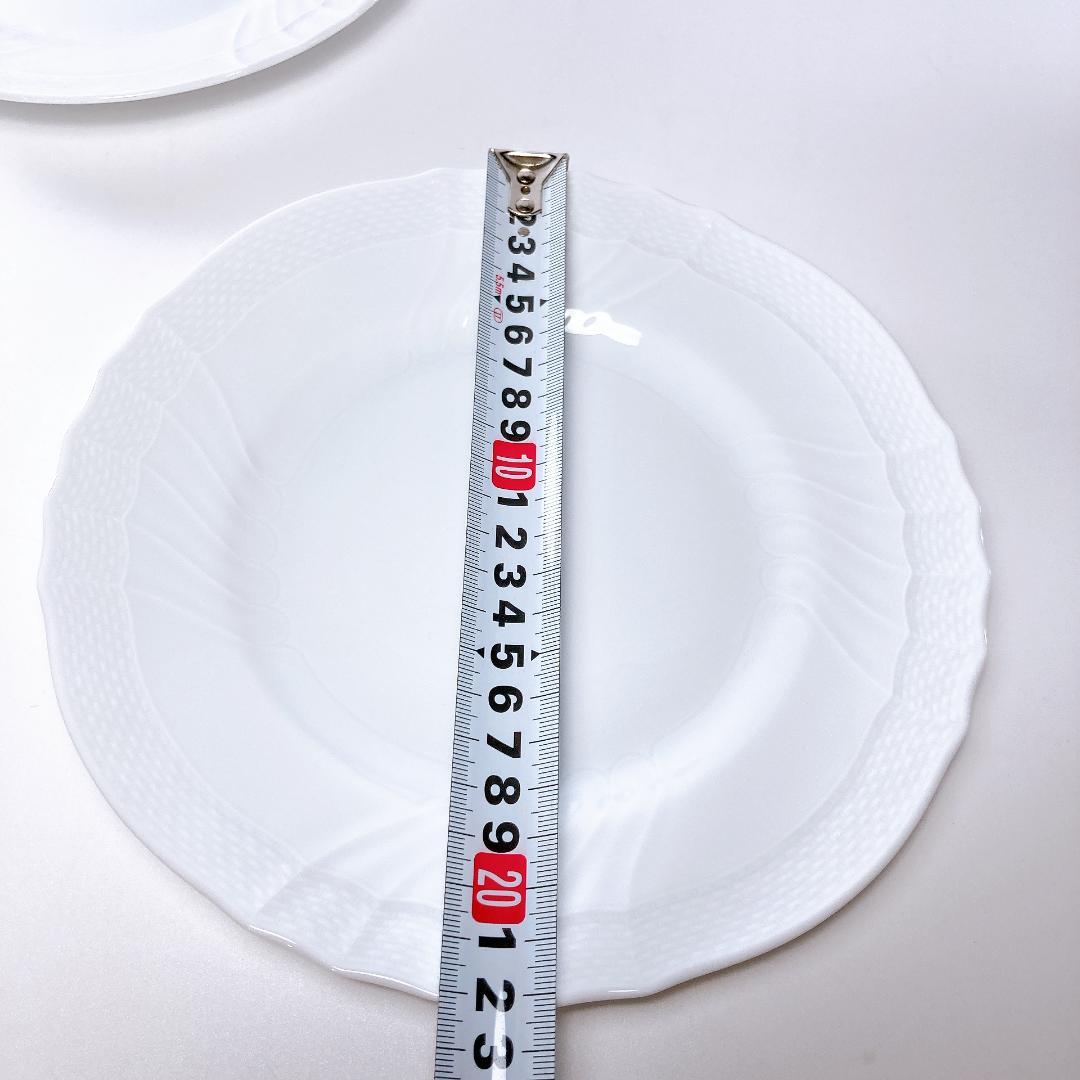 ジノリ ベッキオホワイト ランチセット 蓋付マグ・プレート計4点　|3650|