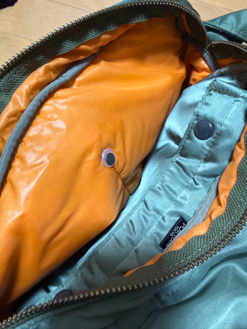 G*y様 極美品PORTER タンカー　ヘルメットバッグ　セージグリーンショルダ