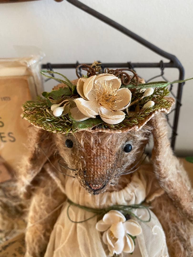 「本日限定お値下げ」美品作家さん製作うさぎ