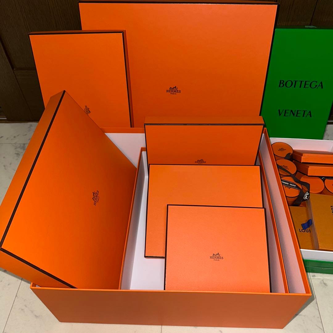 新品 Hermes Vuitton Bottega 大中小ボックス 18個セット