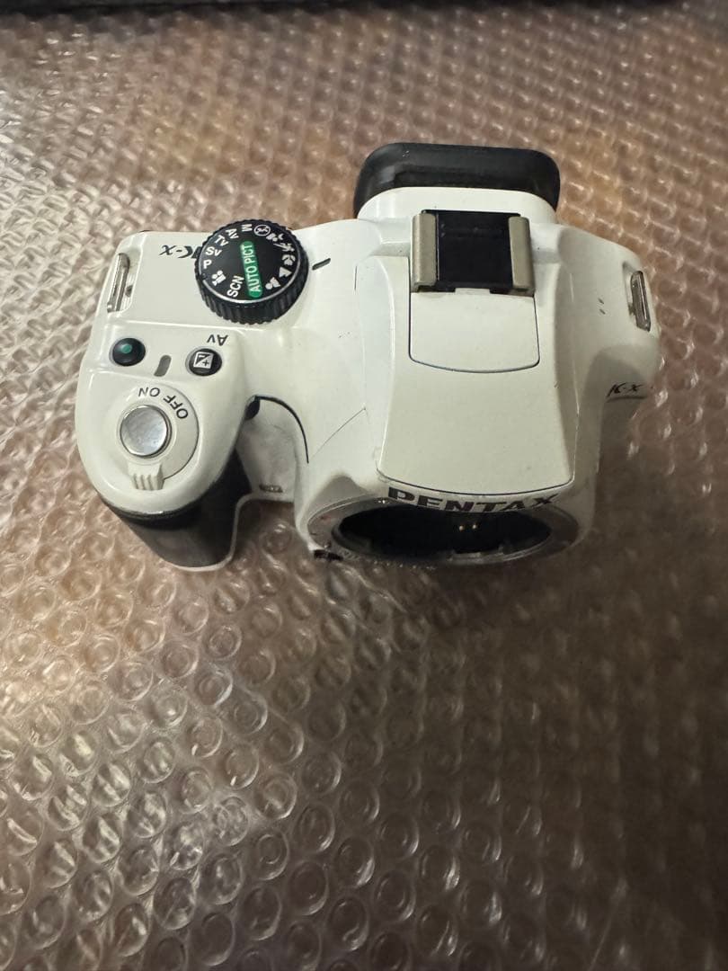 H PENTAX K-x ホワイト デジタル一眼レフカメラ 動作未確認