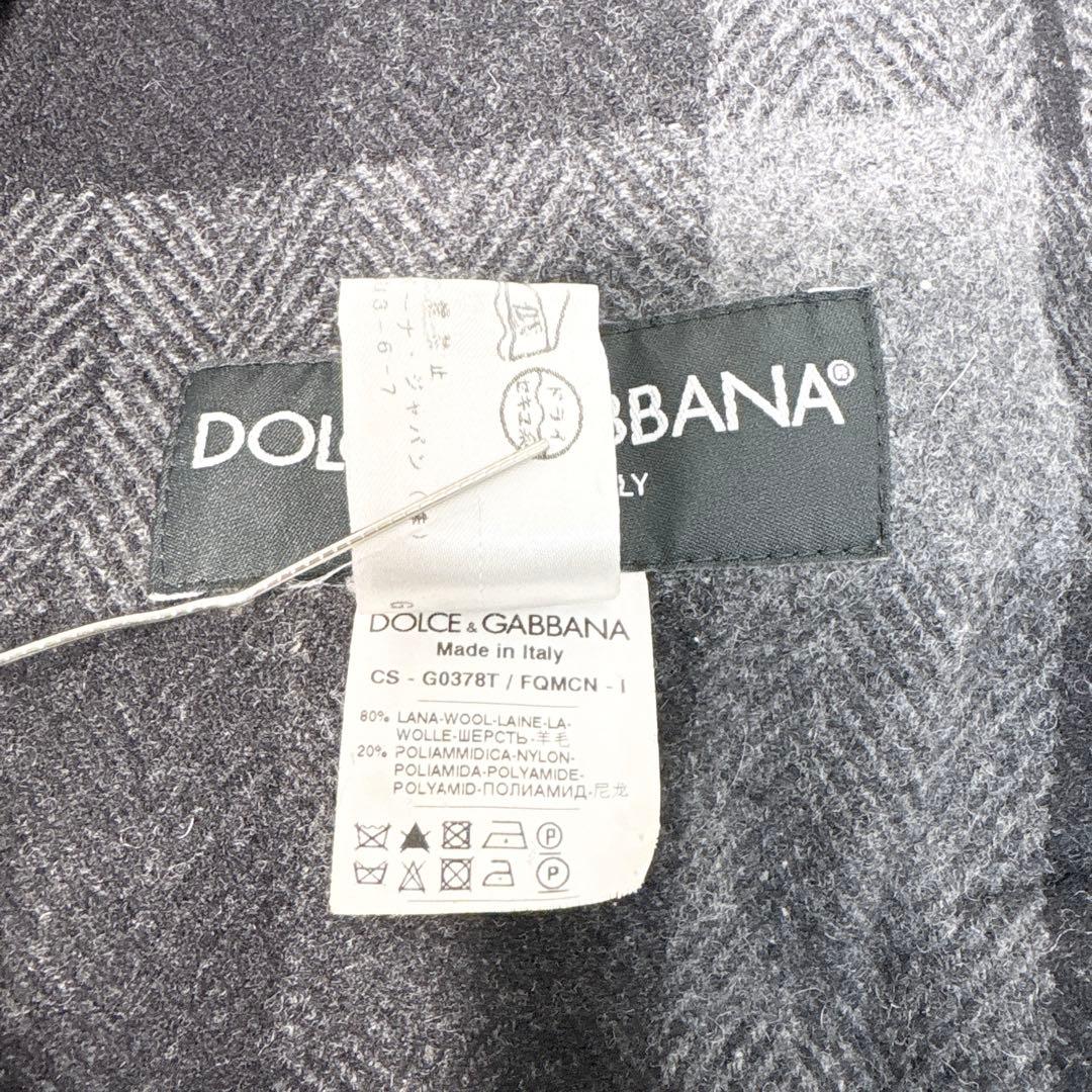 ☆美品☆ドルチェ＆ガッバーナ ピーコート チェック ダブルブレストS