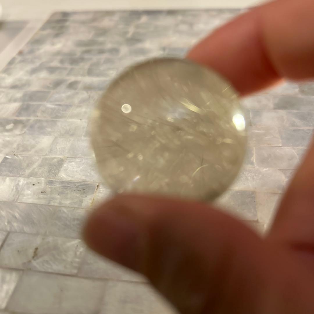 ルチルクォーツ　エンジェルヘアー