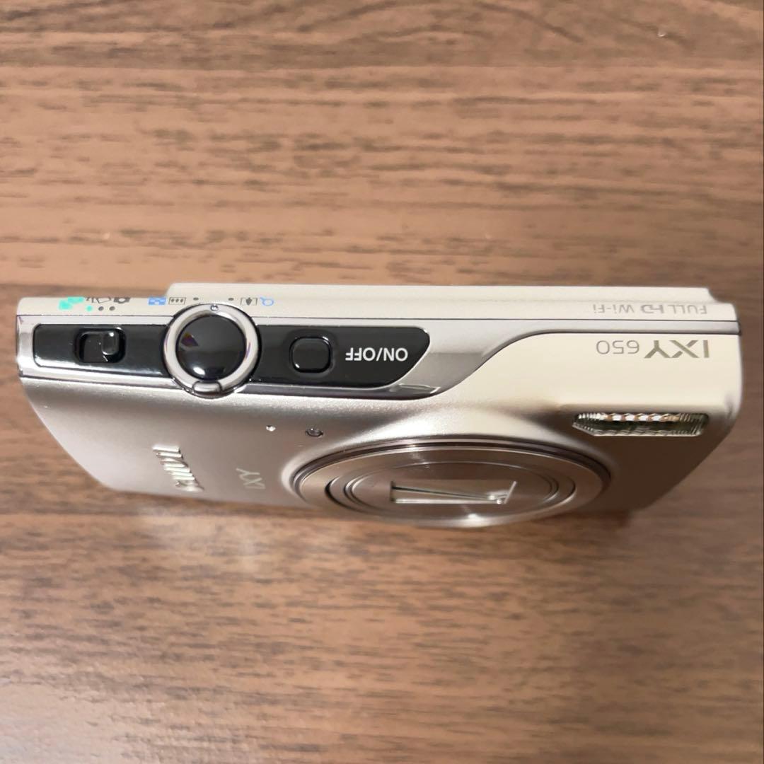 【極美品】 Canon IXY650 純正充電器 純正バッテリー ストラップ付き