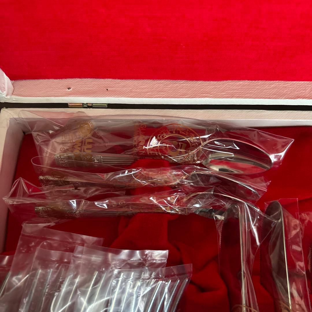 【未使用】ラッキーウッド　ロッキンガム　カトラリーセット　24P