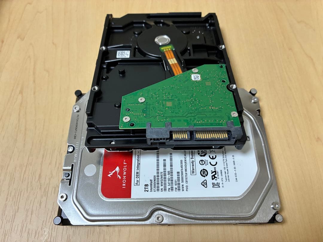 SEAGATE IronWolf 2TB ST2000VN009 2台セット
