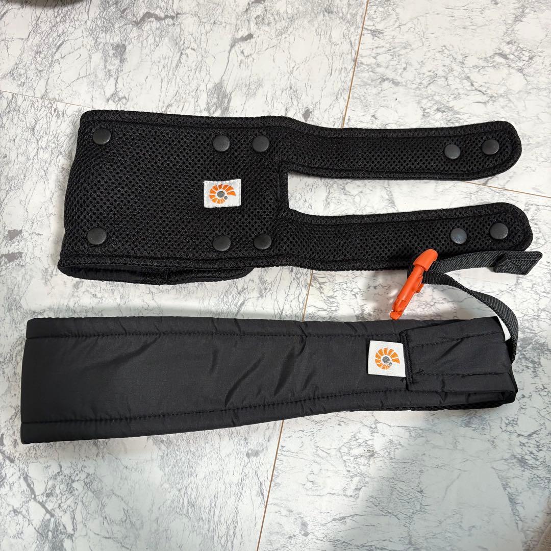 ほぼ新品‼️ケープ付き✨丸洗い済み✨エルゴ　オムニ　360 クールエアー　グレー