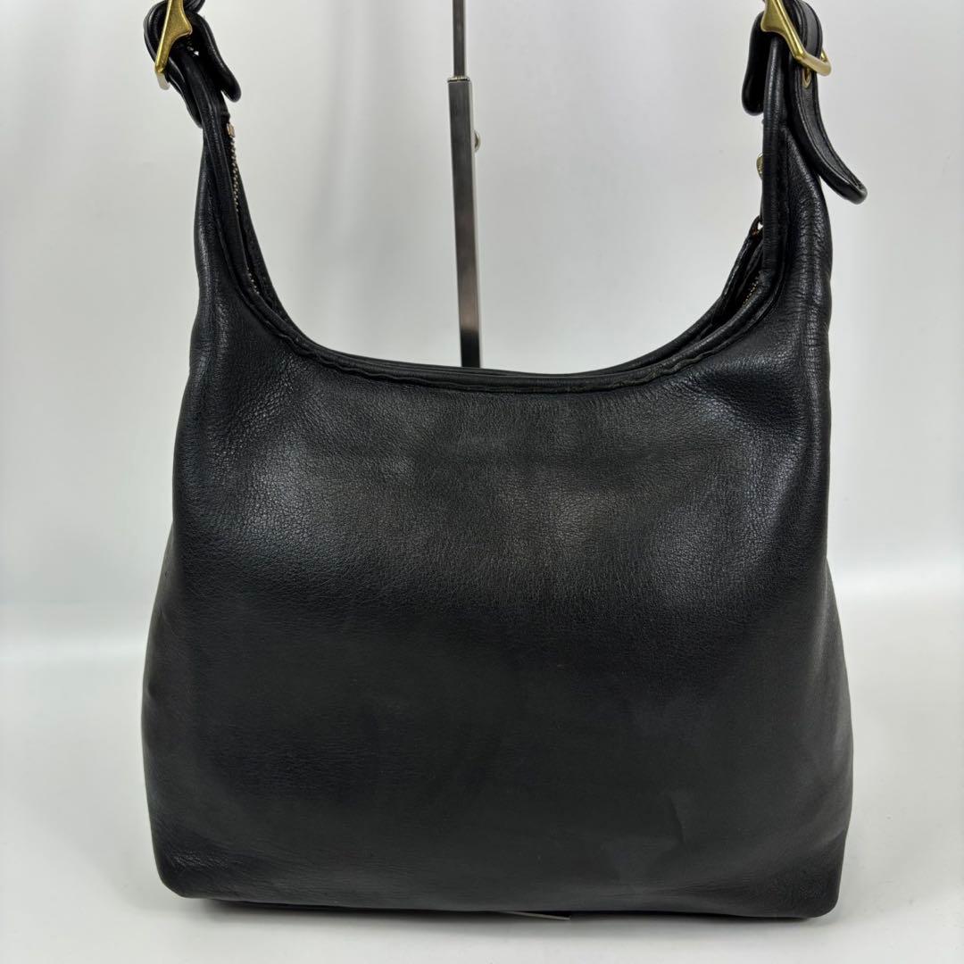 専用COACH ワンショルダーバッグ グレインレザー 肩掛け 黒 9058