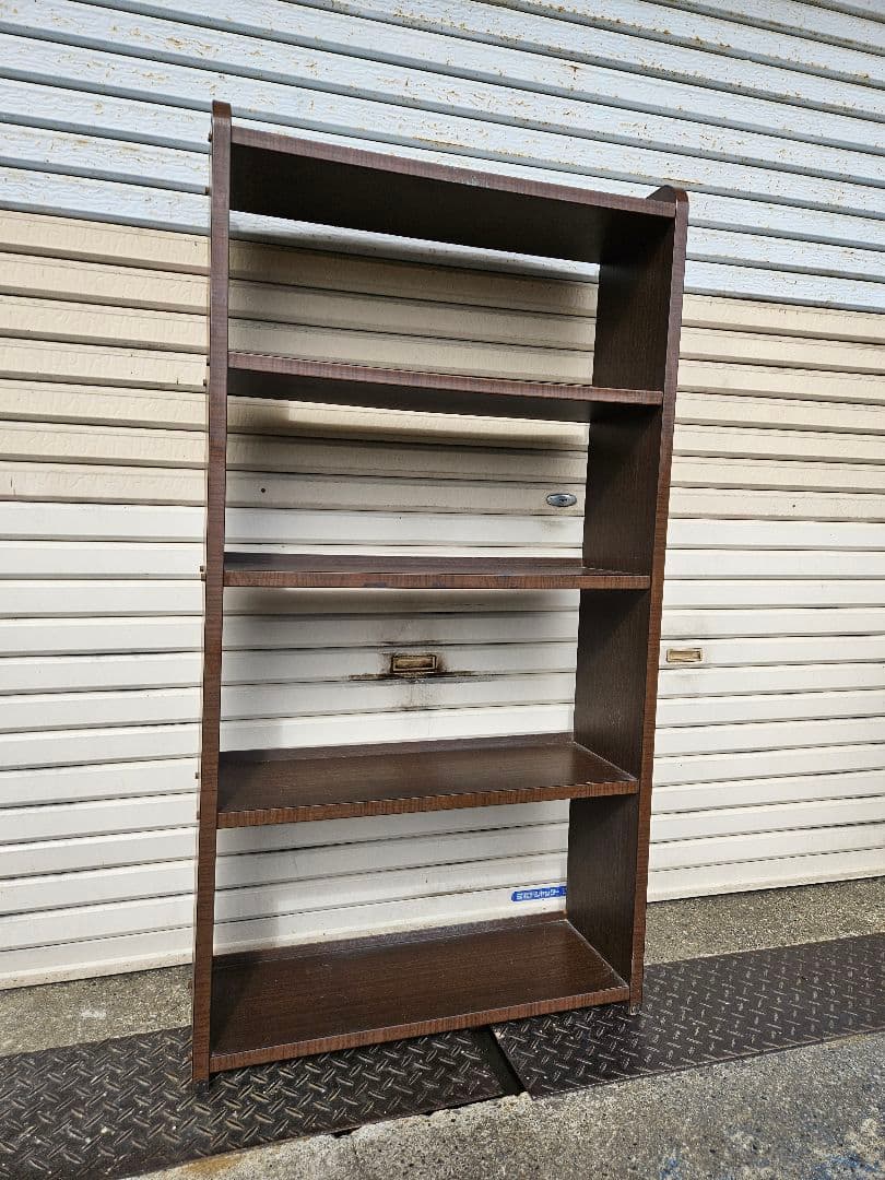 ジャパンヴィンテージ 古い本棚 オープンラック 飾り棚 コロナ製 昭和レトロ