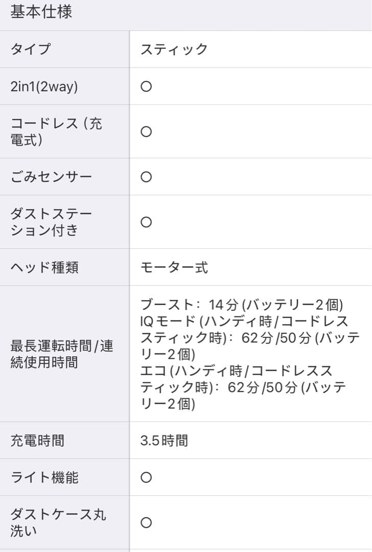 掃除機・クリーナー Shark EVOPOWER SYSTEM iQ+ CS851JMVAE