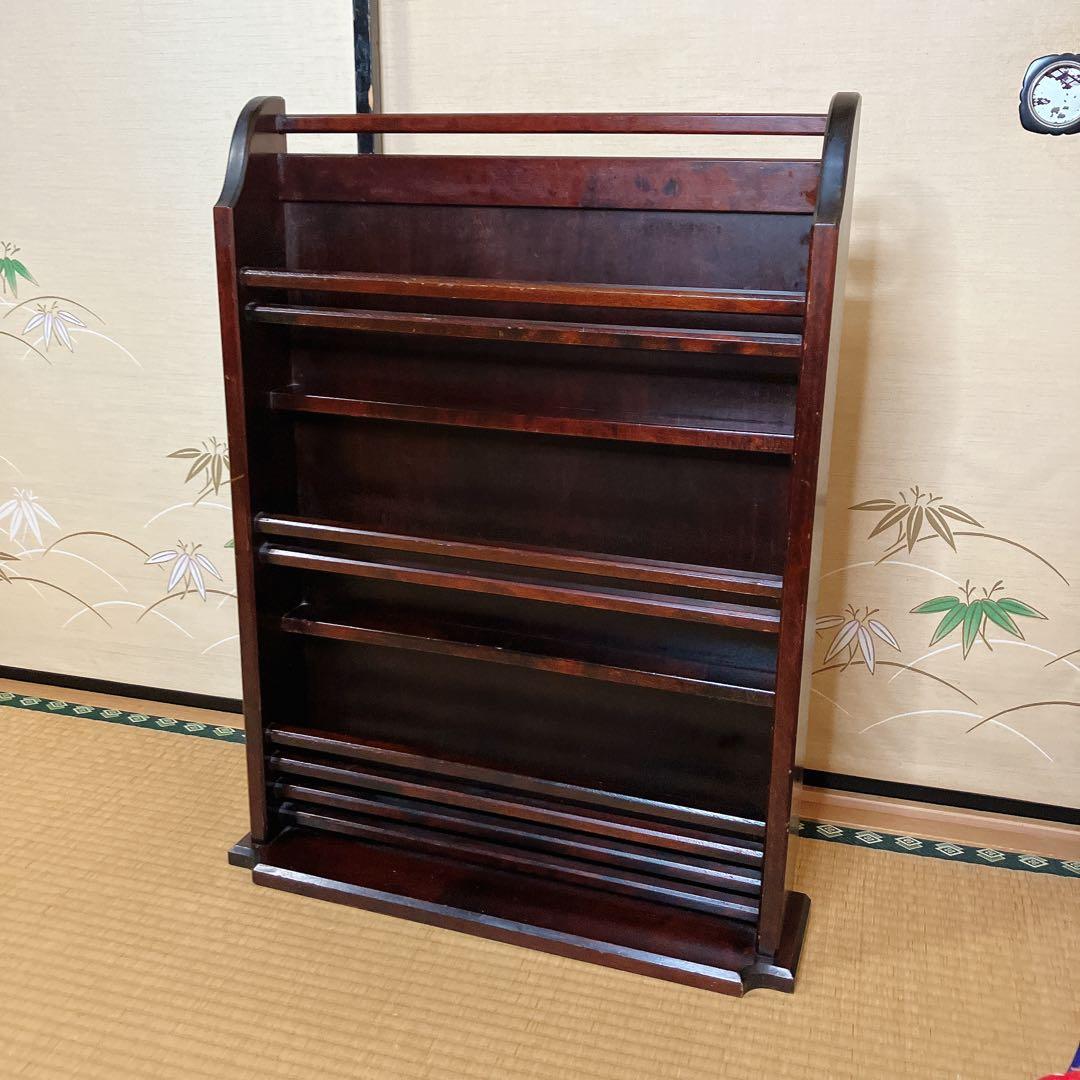 北海道民芸家具 樺無垢材 スリッパラック マガジンラック 民芸家具 古家具
