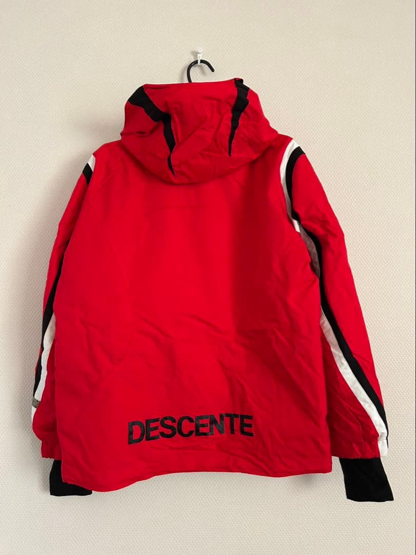 DESCENTE スキーウェア 上下セット　赤　Sサイズ