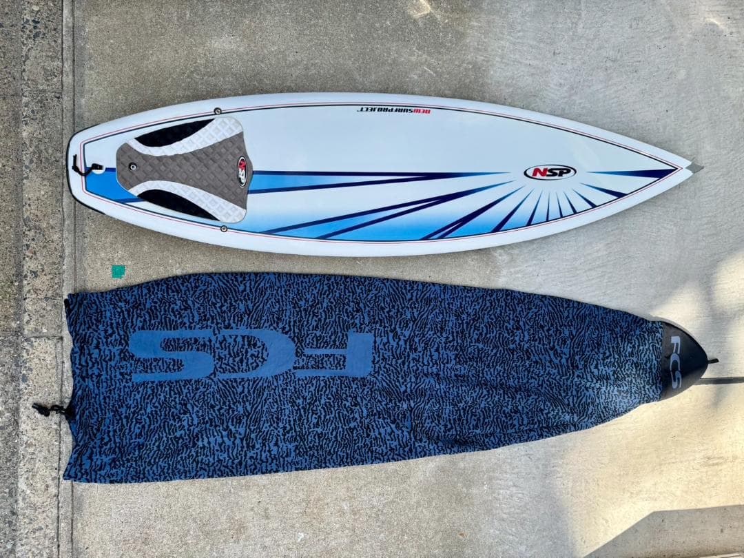 NSPキッズ ジュニア 子供用 サーフボード5'4×16 7/8×2約163cm