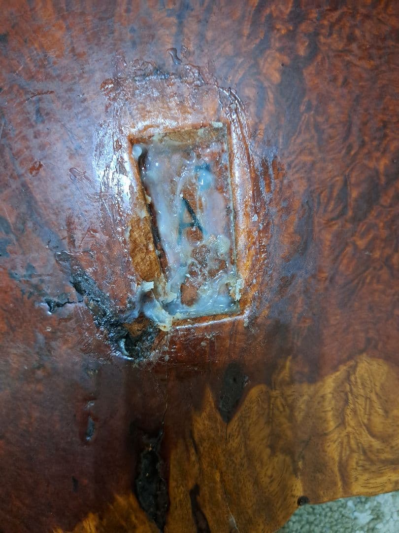 値下げ　円形一枚板テーブル　座卓　 花梨　コタツ　100cm　アンティーク