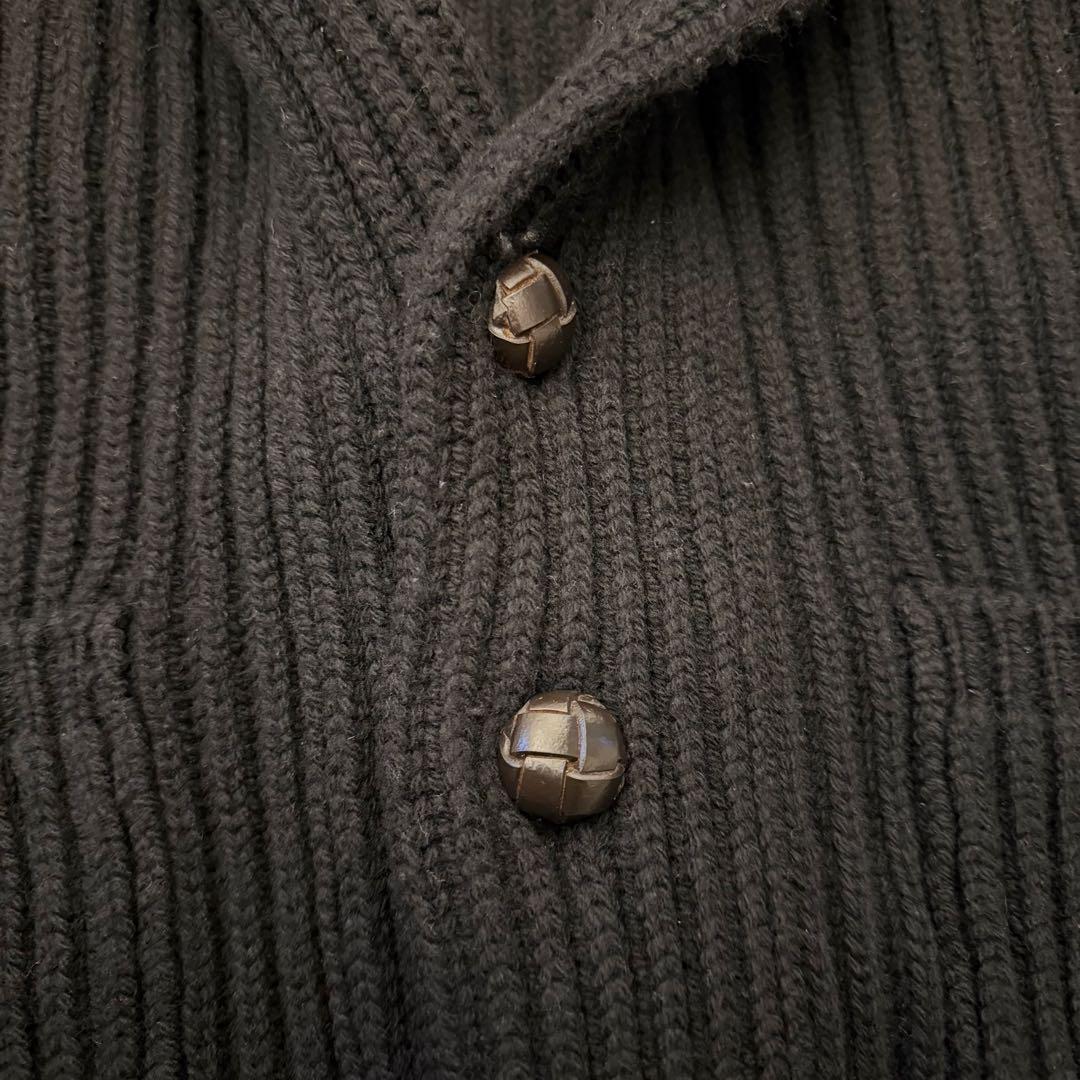 Mc e ショールカラーニットカーディガン