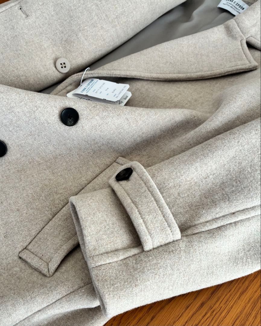 FORK&SPOON　オーバーPコート　新品