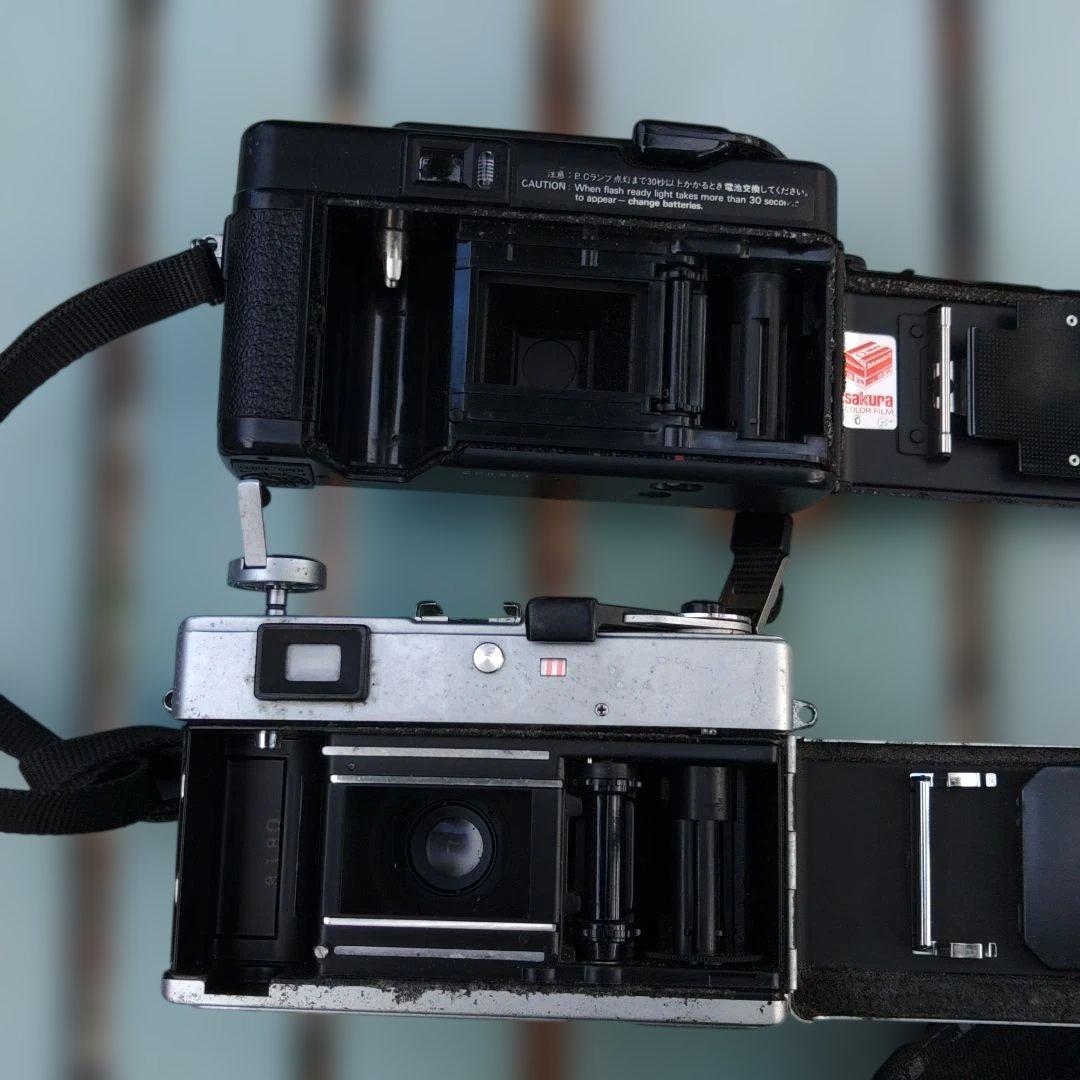 コンパクトフィルムカメラ　まとめて　コニカC35 　キャノン