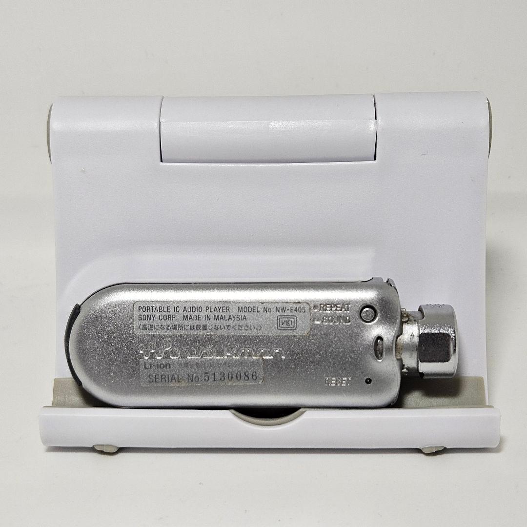 美品 WALKMAN NW-E405 512MB パープル 本体 充電ケーブル