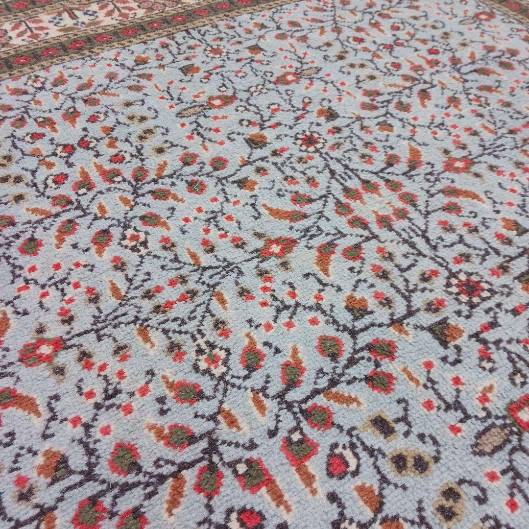 Y3352 トルコ カイセリ絨毯 ウール×コットン 手織り 182×116㎝