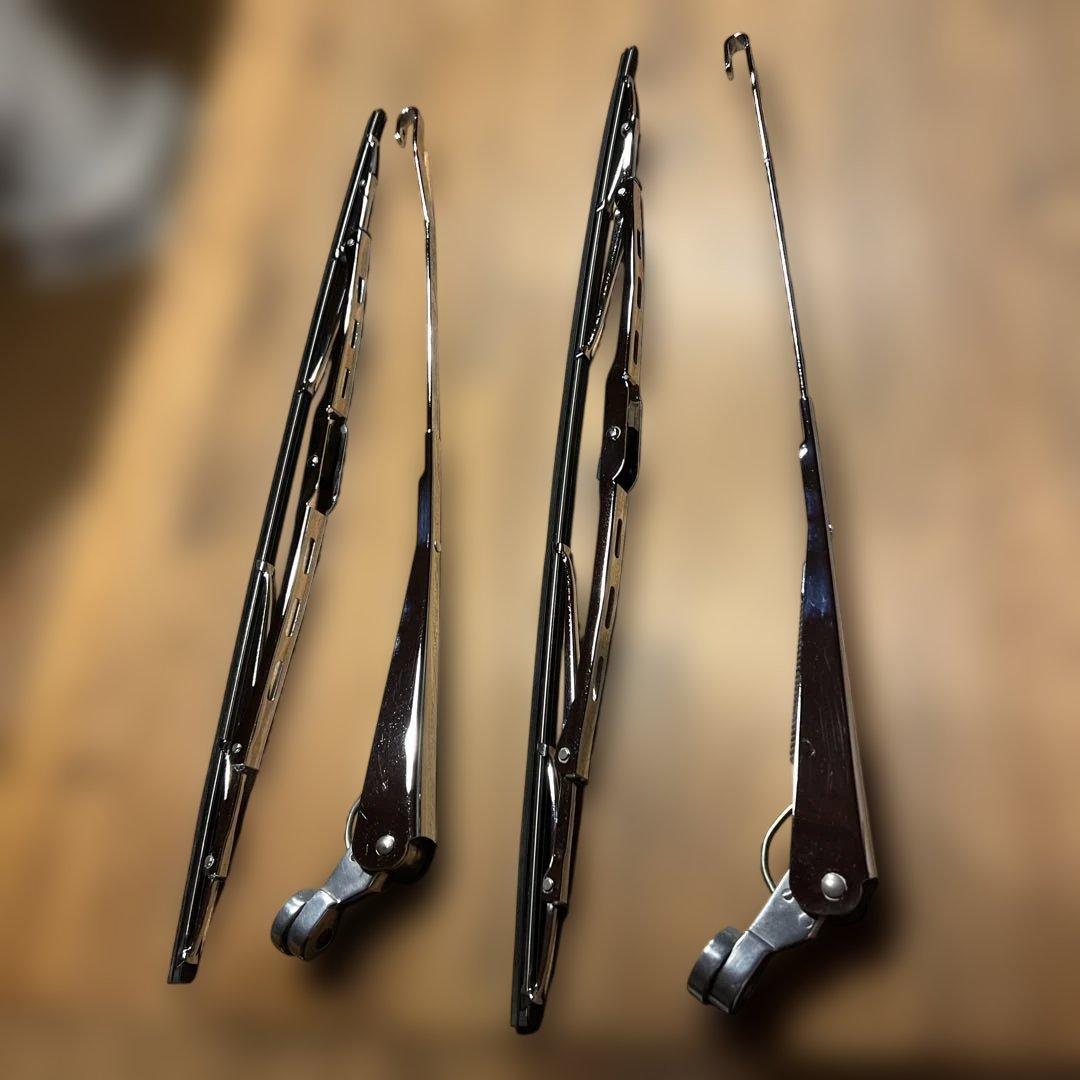 ダットサンD21 ワイパー　クローム ローライダー　ミニトラック