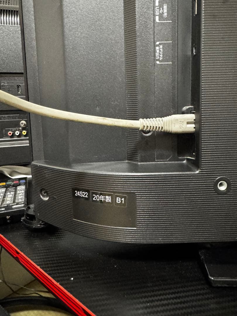 TOSHIBA テレビ 24S22 リモコン付き