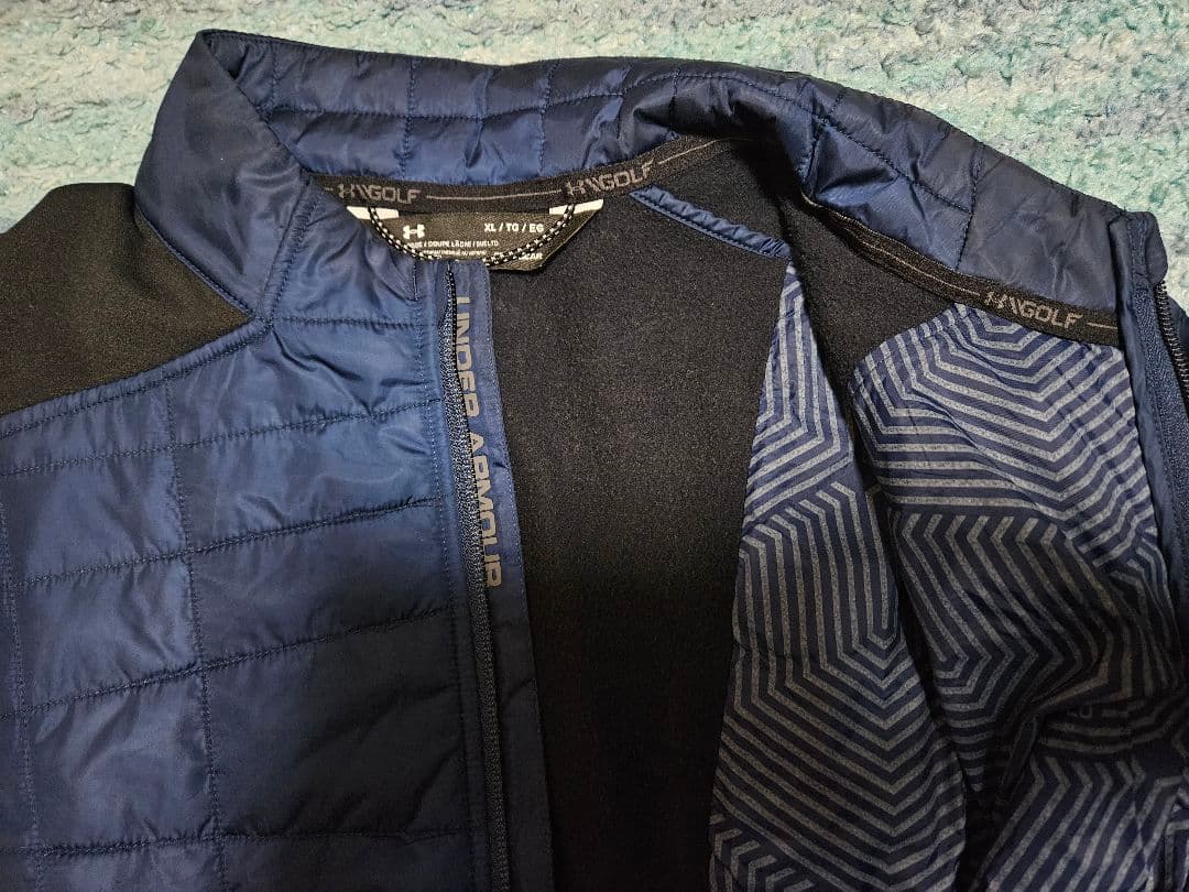 【美品】Under Armour コールドギア アウター ダウン ゴルフウェア