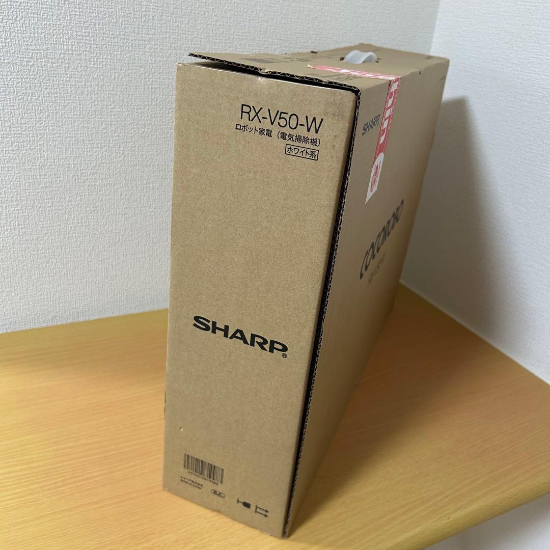 SHARP ロボット家電 電気掃除機 RX-V50-W ロボット掃除機