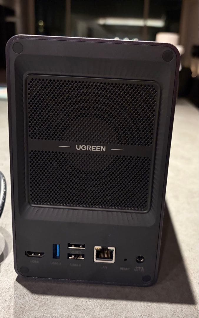 6TB HDD付 UGREEN NASync DXP2800 2ベイデスクトップ
