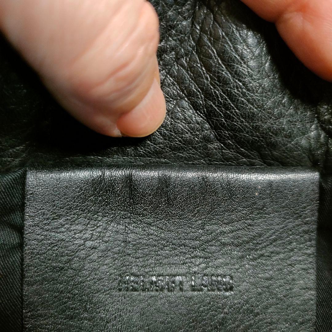 C様◎HELMUT LANG◎レザーショルダーバッグ archive 90〜00