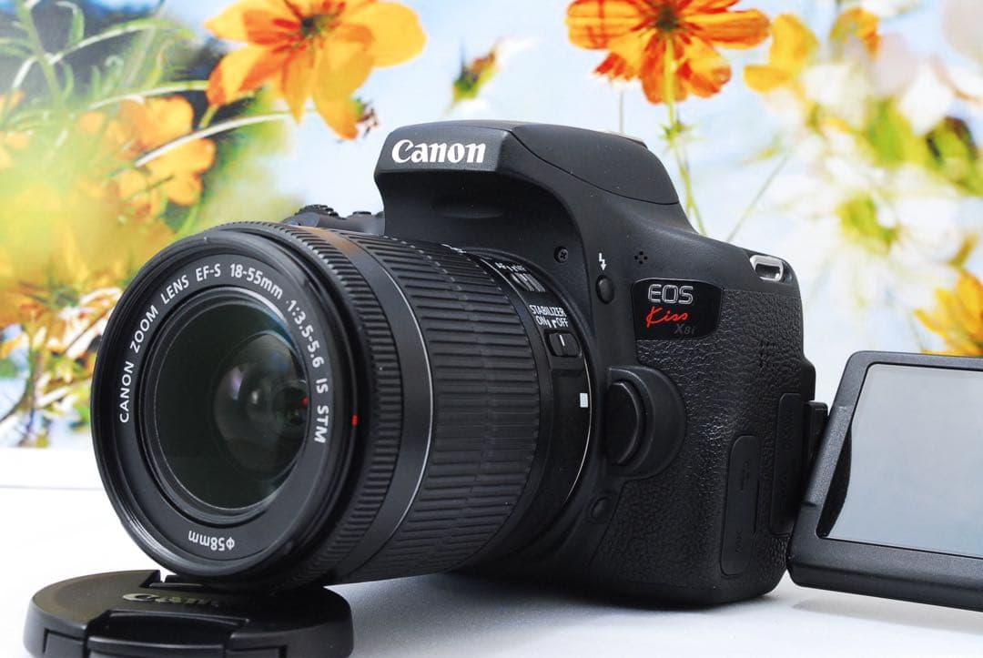 ✨美品✨Canon EOS Kiss X8i Wi-Fi スマホ転送　高速レンズ