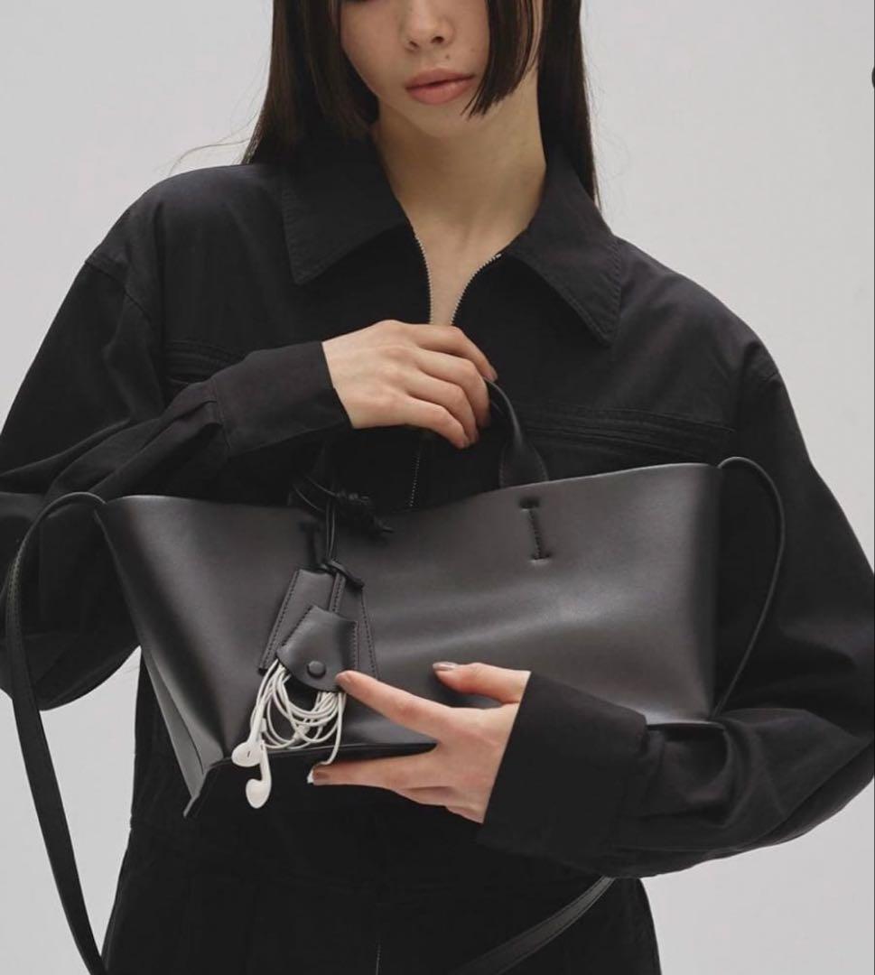 TODAYFUL Useful Leather Bag(M) ブラック