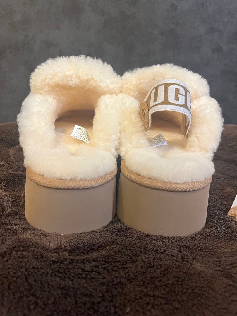 UGG アグ ブラウン 厚底サボサンダル ブーツ24CM