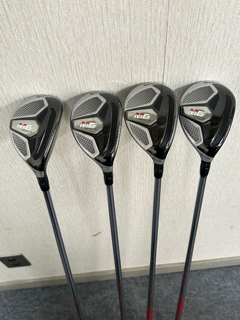 テーラーメイド M6 レスキュー 3-6番 4本セット NS PRO MODUS