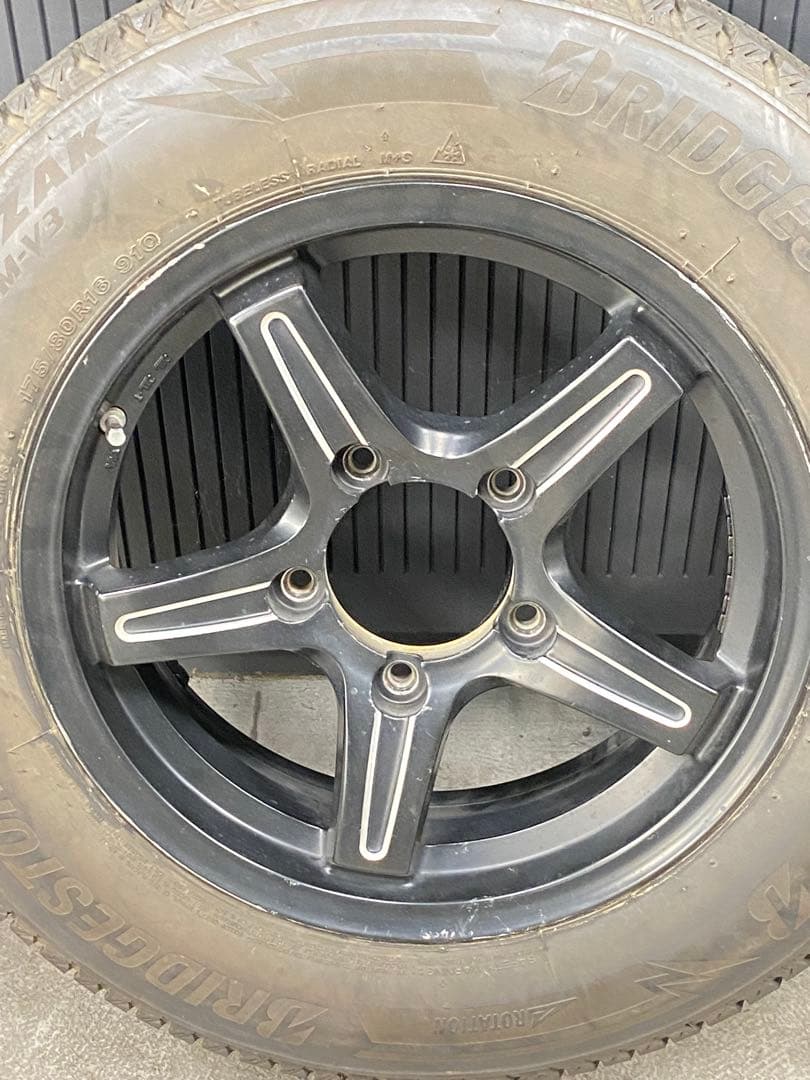ジムニー 純正アルミ ブリヂストン ブリザックDM-V3 スタッドレス