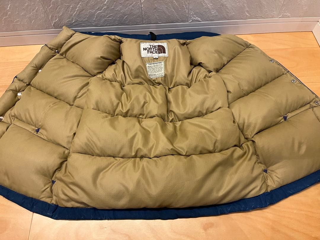 70s THE NORTH FACE ダウンベスト 茶タグ USA製