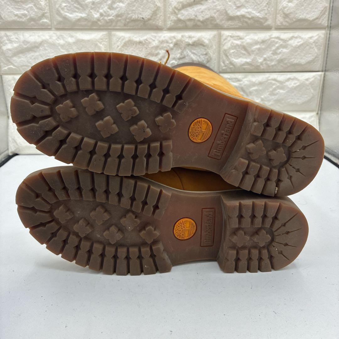 【良品】ティンバーランド ロングブーツ 23345 イエローヌバック 6.5W