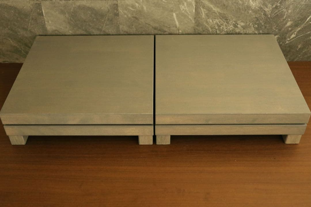 木製スピーカースタンド一対