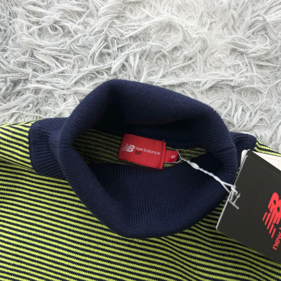 新品　ニューバランスゴルフ　ニット　セーター　タートルネック　ネイビー　サイズ5