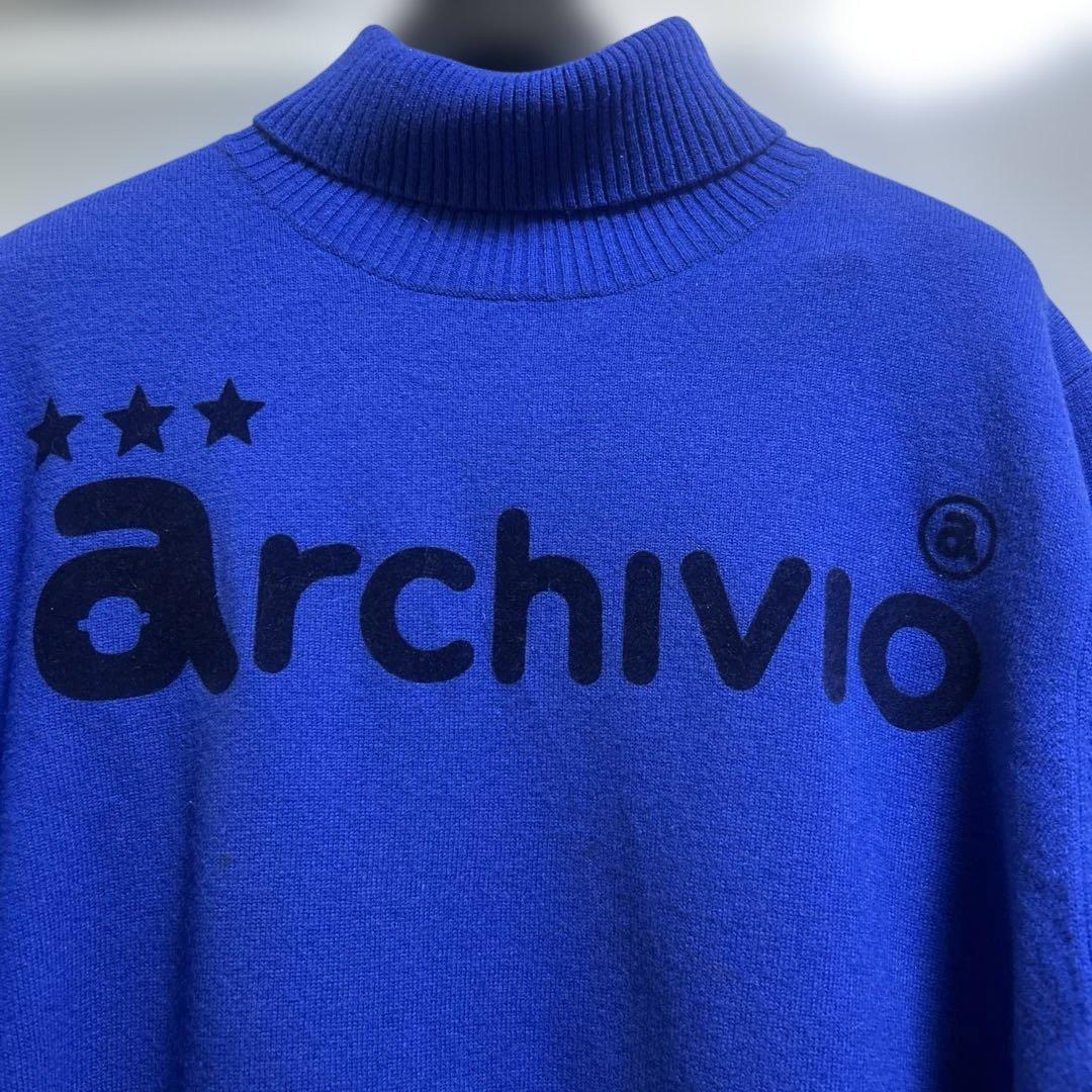 archivio ⭐️青 ニットセーター サイズ48