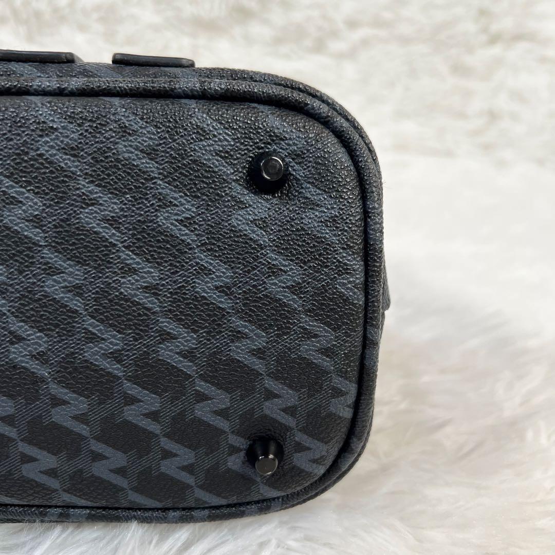 ゼロハリバートン カートバッグ トートバッグ モノグラム PVC 黒 現行