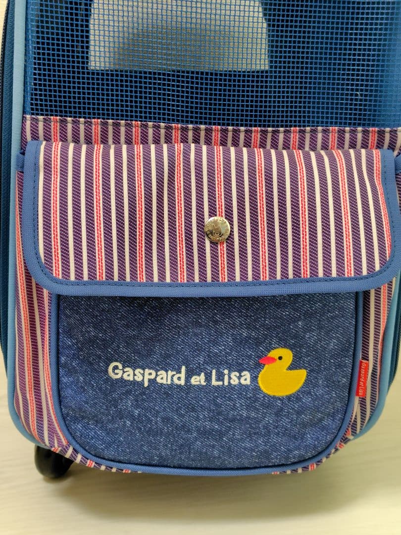 【 期間限定 】リサとガスパール　キャスター付きデニムキャリーケース