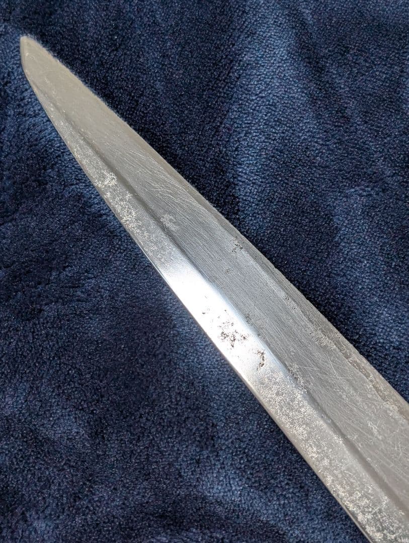 A*n様 特製 有次 片刃 和包丁 柳刃包丁 刺身包丁 水牛柄 九寸尺 中古 白