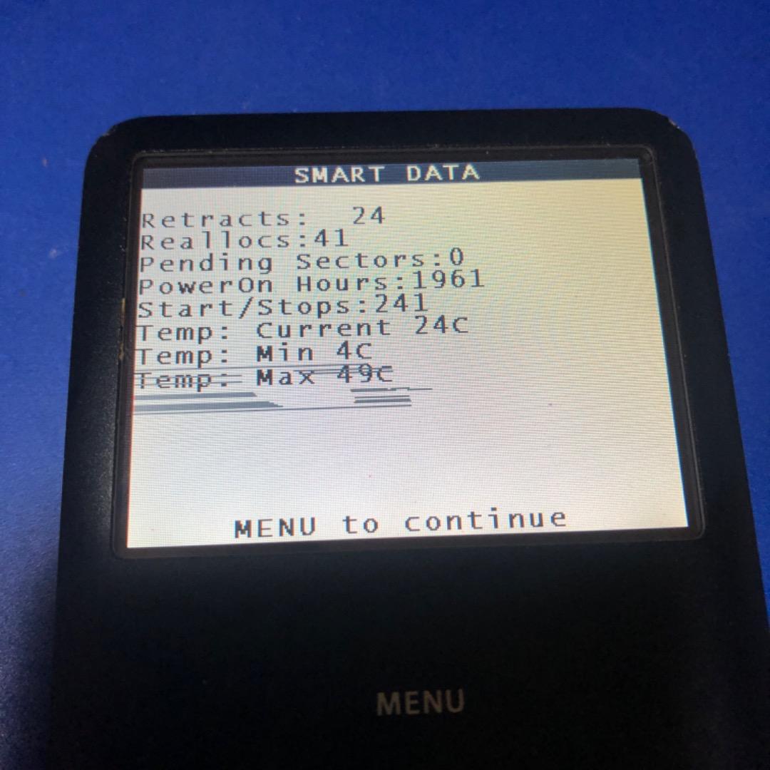 iPod Classic 第6世代80GB　液晶欠陥　電池新品