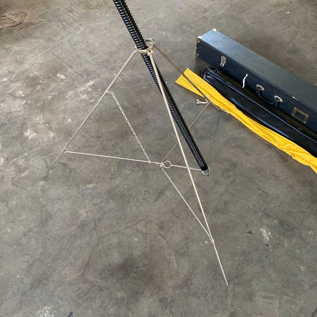 m*i様 優勝旗 校旗 社旗 旗棒 千段巻棒 天然木 スタンド 専用ケース付き