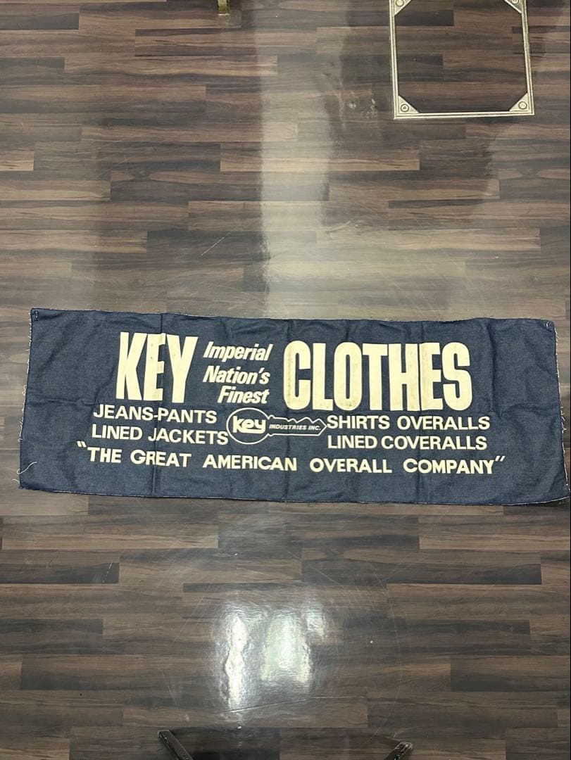 Vintage KEY デニム バナー 70s レア キー