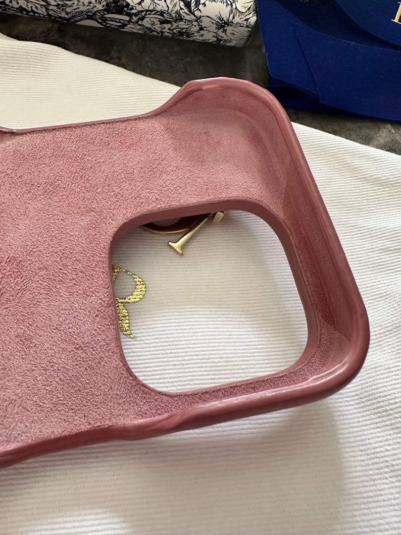 Christian Dior キルティングiPhone14Proケース